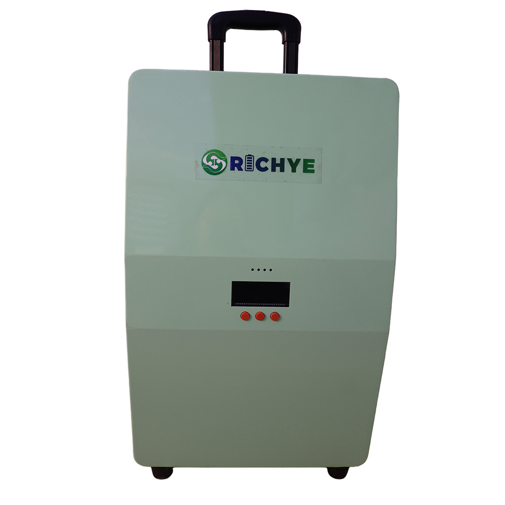 Suitcase-style portable power station